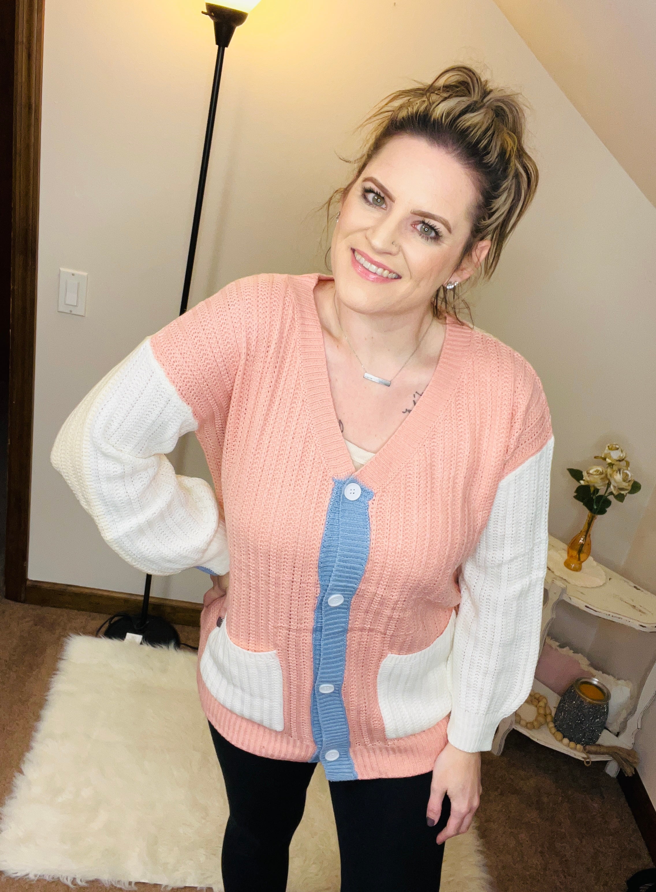 Pretty in Pastels Button Down Cardigan * – Willow & Ivy Boutique