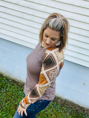 Memories Along The Way Long Sleeve Top