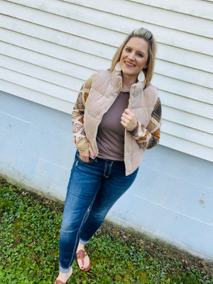 The Classic Corduroy Puffer Vest