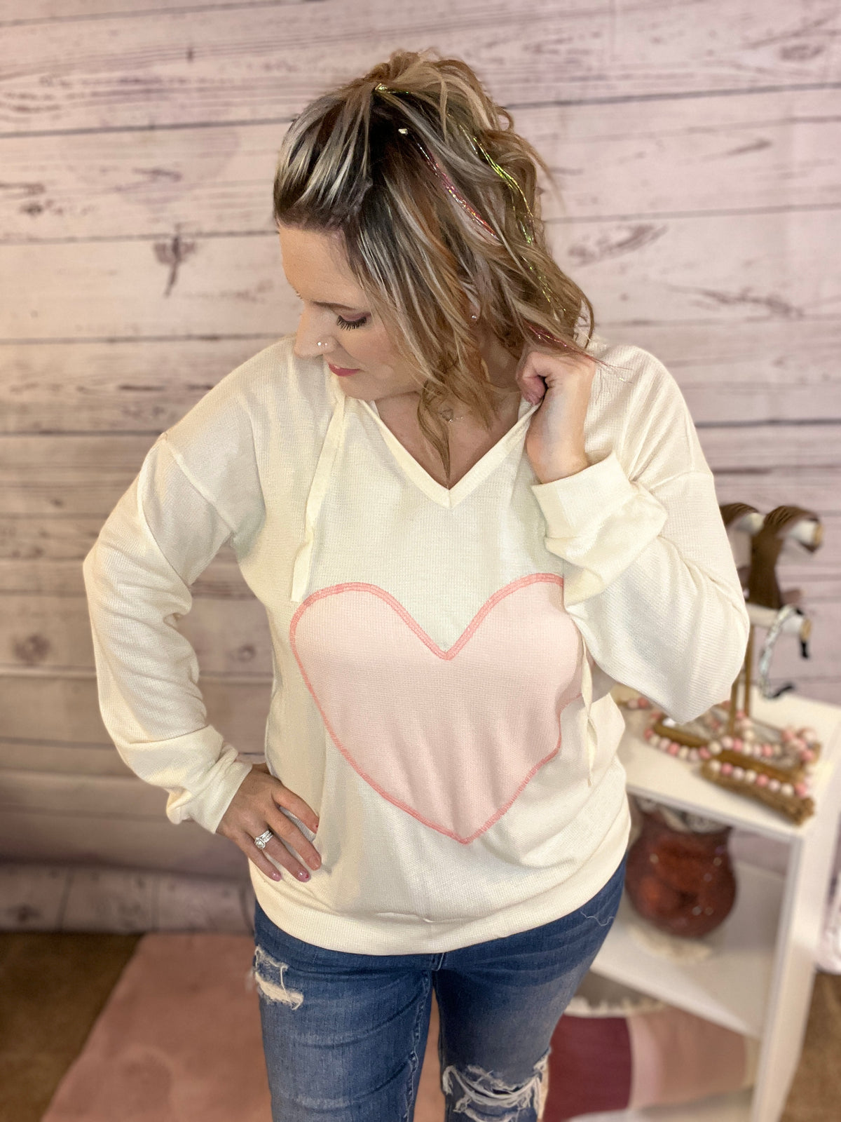 Heart Wants What It Wants Hoodie Top