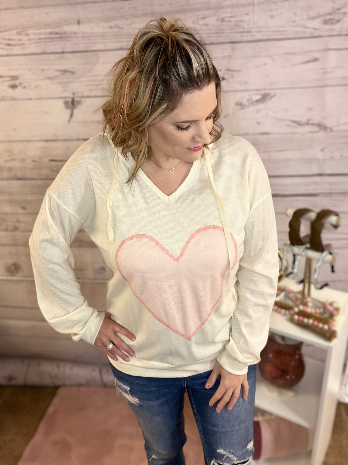 Heart Wants What It Wants Hoodie Top