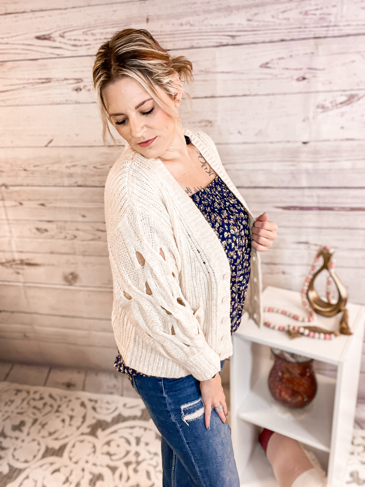 Thinking About You Cardigan Sweater *