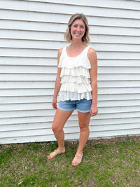 Camille High Rise Cuffed Shorts