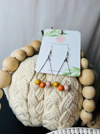 Assorted Bead Earrings - Silver