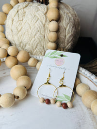 Assorted Bead Earrings - Gold