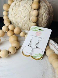 Assorted Bead Earrings - Silver