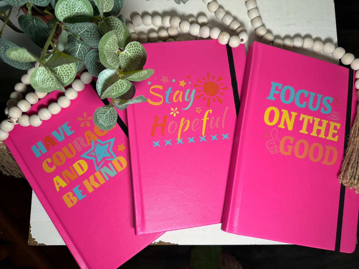Hard Cover Inspirational Notebooks