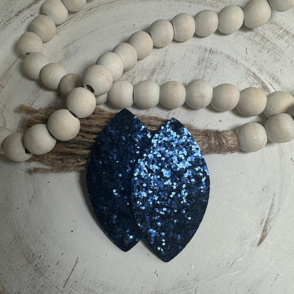 Large Glitter Faux Leather Piece