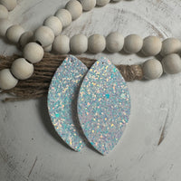 Large Glitter Faux Leather Piece