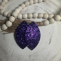 Large Glitter Faux Leather Piece