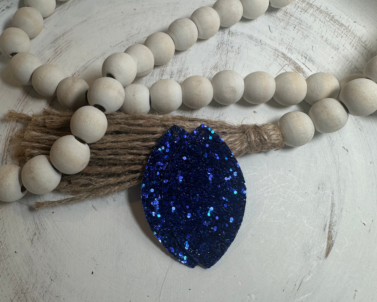 Small Glitter Faux Leather Piece