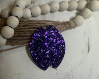 Small Glitter Faux Leather Piece