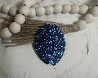 Small Glitter Faux Leather Piece