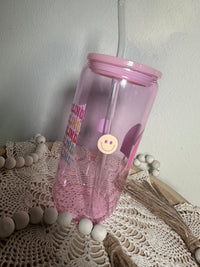 Colored Glass Cups - 16 oz