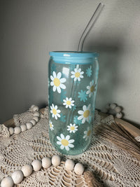 Colored Glass Cups - 16 oz