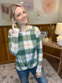 Harvest Haven Plaid Sweater