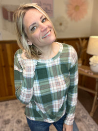 Harvest Haven Plaid Sweater