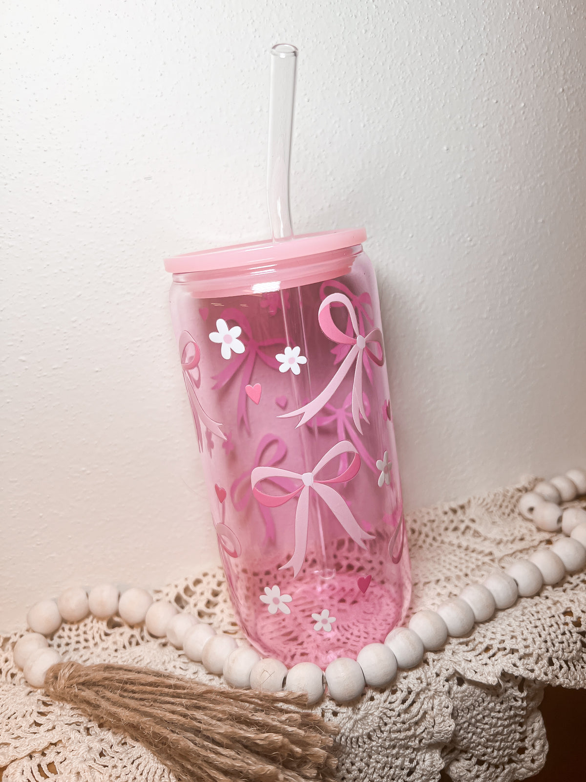 Colored Glass Cups - 16 oz