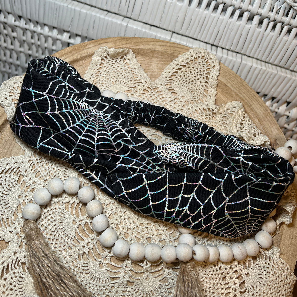 Spiderweb Twist Knot Headband