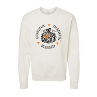 Grateful Thankful Blessed Graphic - Tshirt & Sweatshirt