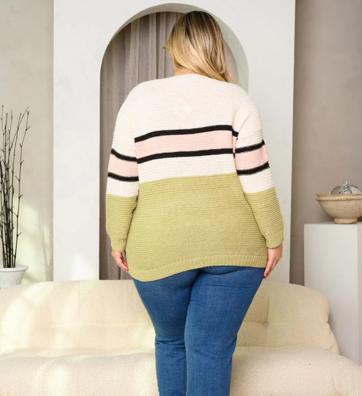 [CURVY} Where It Leads You Sweater *