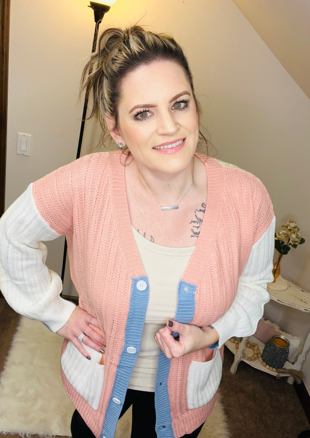 Pretty in Pastels Button Down Cardigan *