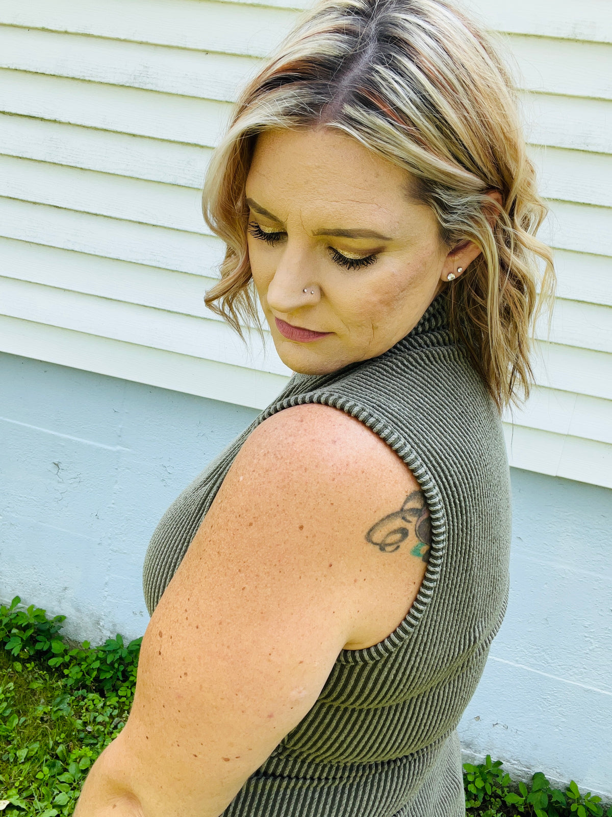 Wherever I Go Ribbed Sleeveless Top