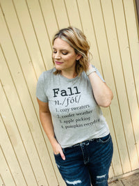 Fall (noun) Graphic Tee