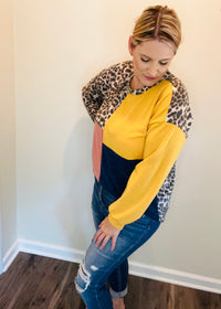 Never More Color Block Top