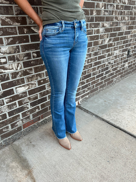 Alison Mini Flare Vervet Jeans