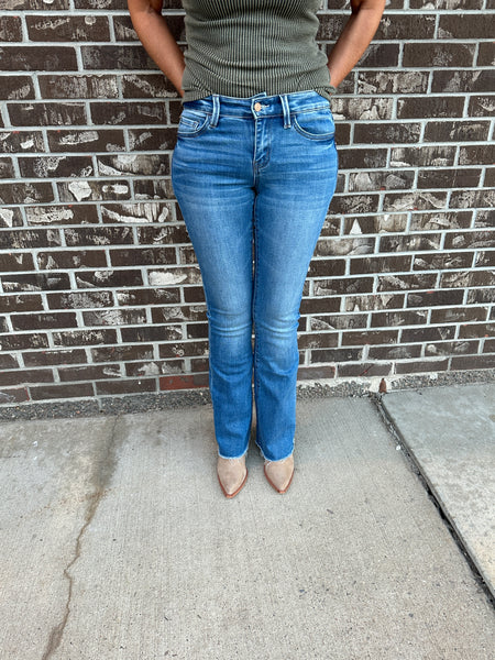 Alison Mini Flare Vervet Jeans