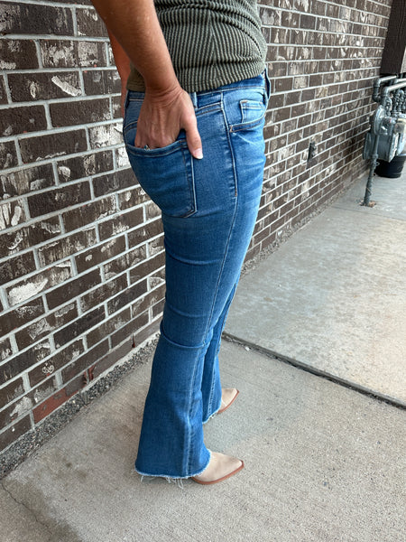 Alison Mini Flare Vervet Jeans