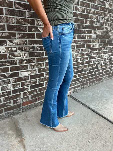 Alison Mini Flare Vervet Jeans