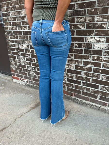 Alison Mini Flare Vervet Jeans