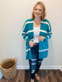 All I Need Striped Cardigan
