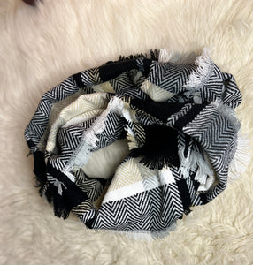 Winter Plaid Infinity Scarf *