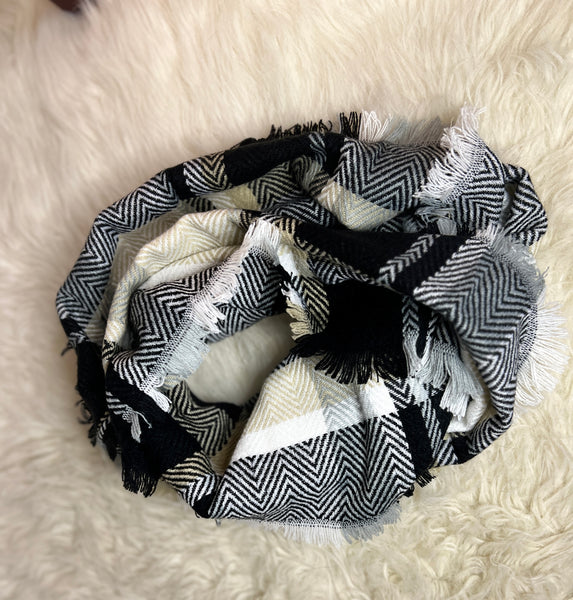 Winter Plaid Infinity Scarf *