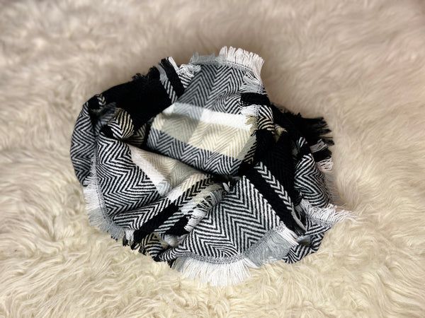 Winter Plaid Infinity Scarf *