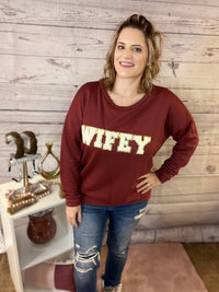 The WIFEY Patch Sweater