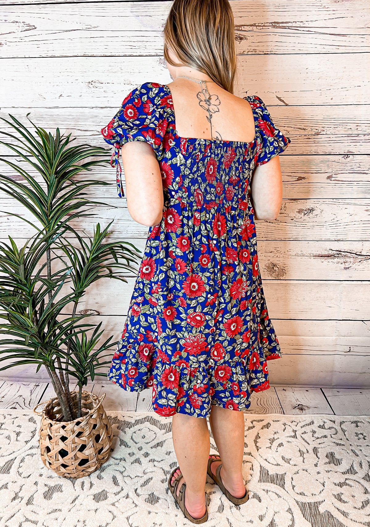 Wait For You Sweetheart Floral Dress