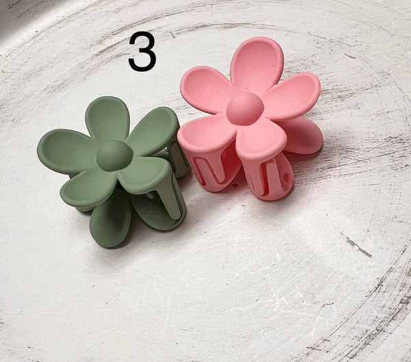 Flower Power Hair Clips