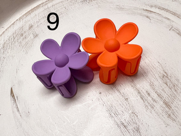 Flower Power Hair Clips