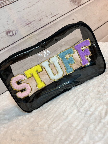 STUFF Patch Transparent Bag