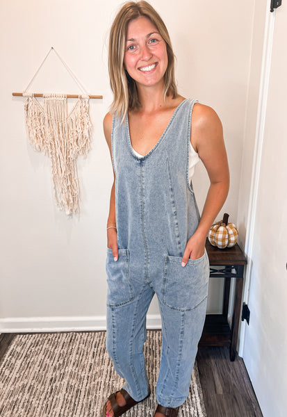 Charlotte Denim Jumpsuit