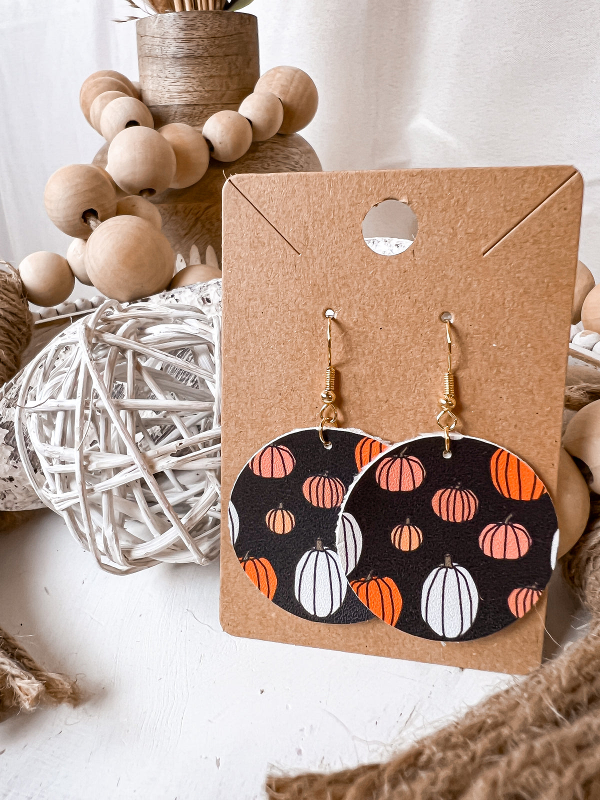 Pumpkin Earrings