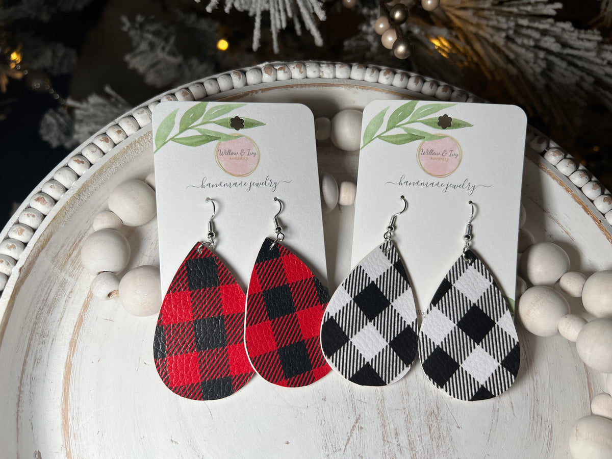 Buffalo Plaid Earrings