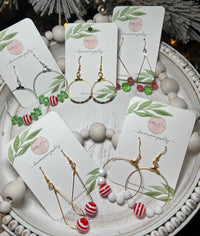 Christmas Bead Earrings