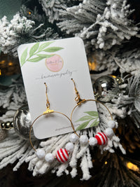 Christmas Bead Earrings