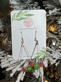 Christmas Bead Earrings