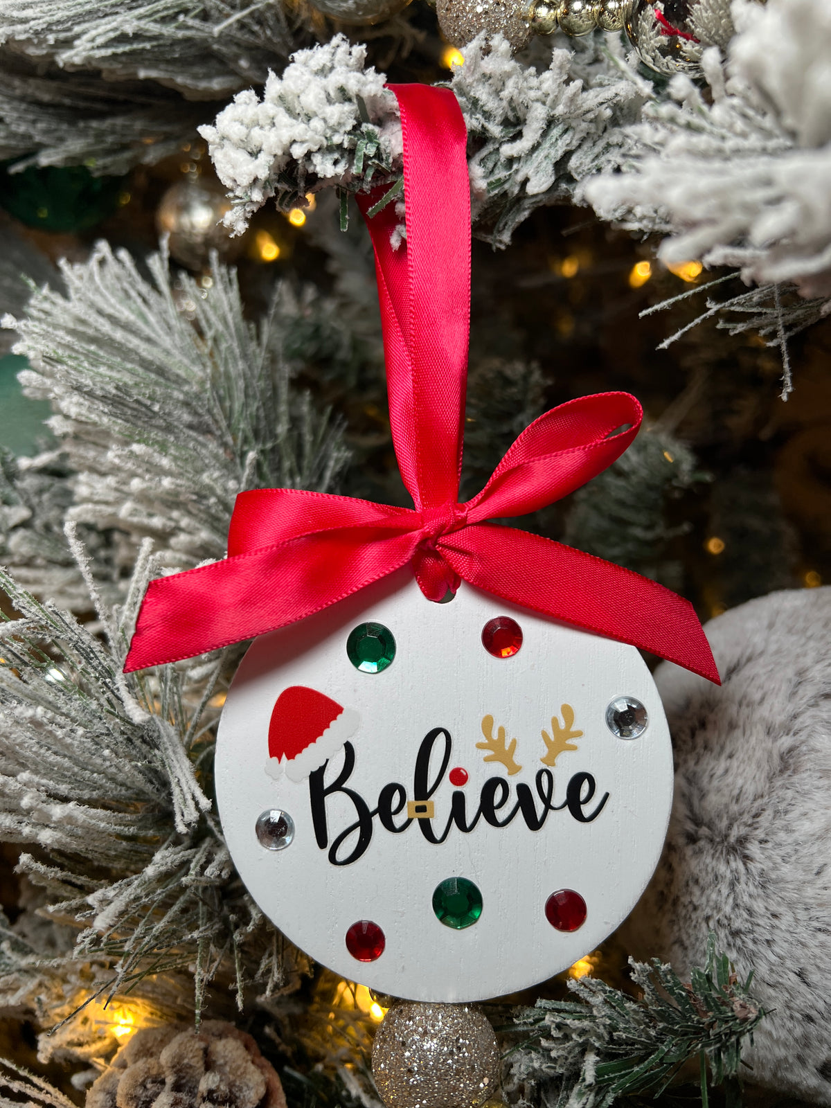 Rustic Wood Christmas Ornaments